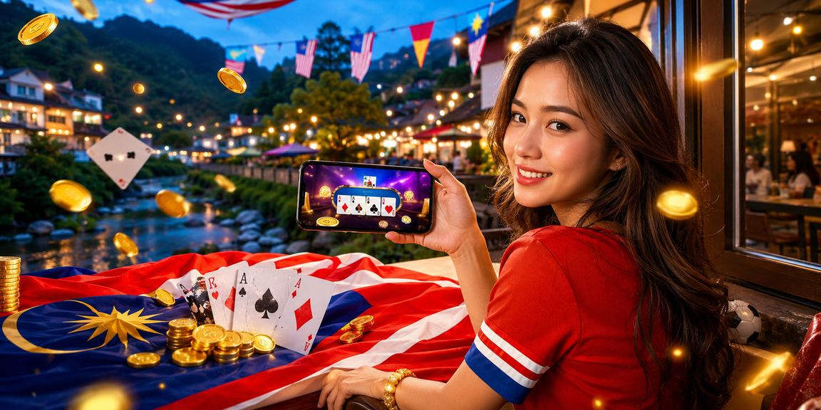 Pengalaman permainan kad dan sukan di Malaysia dengan gaya tempatan